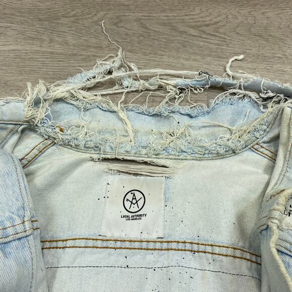 Local Authority VTG 90s Levi's Reworked Denim Jacket and Jeans Set Y2K - Picture 7 of 13